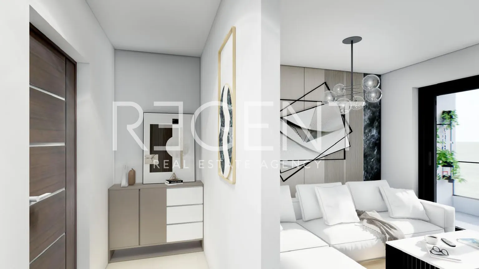 Kaštela, Kaštel Lukšić - Jednosoban stan 60 m2 s lođom novogradnja KREDIT