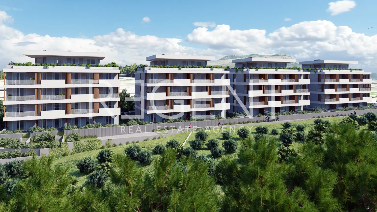 Split, Pazdigrad - Dvojizbový byt s veľkou záhradou