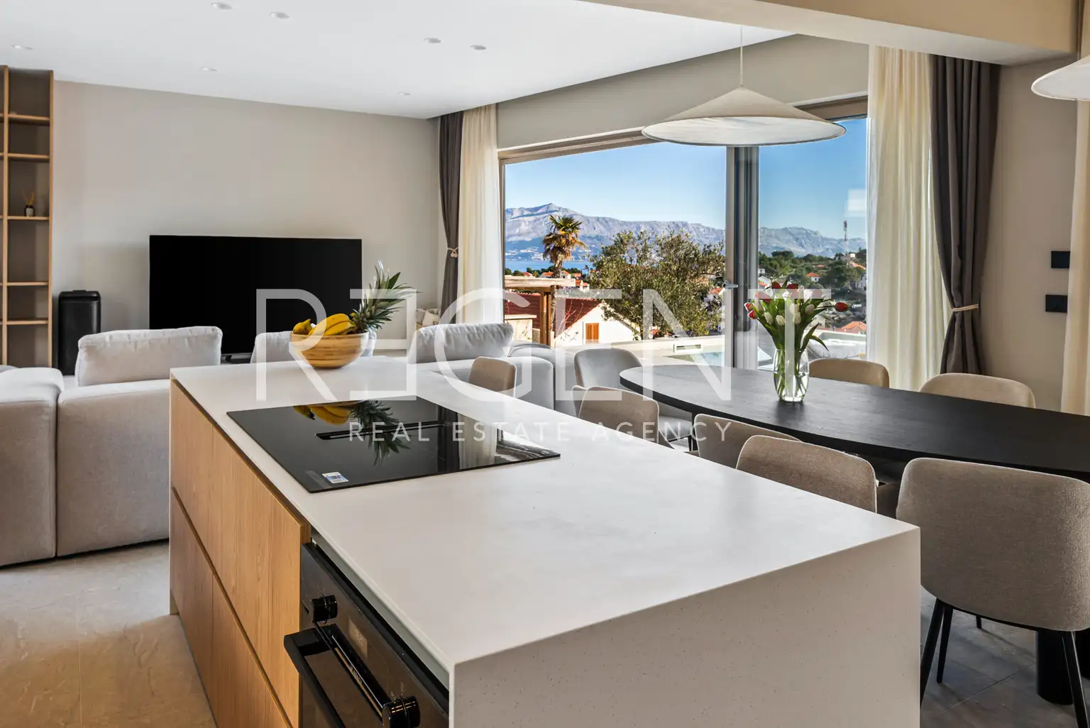 Brač, Splitska - Maison avec vue sur la mer