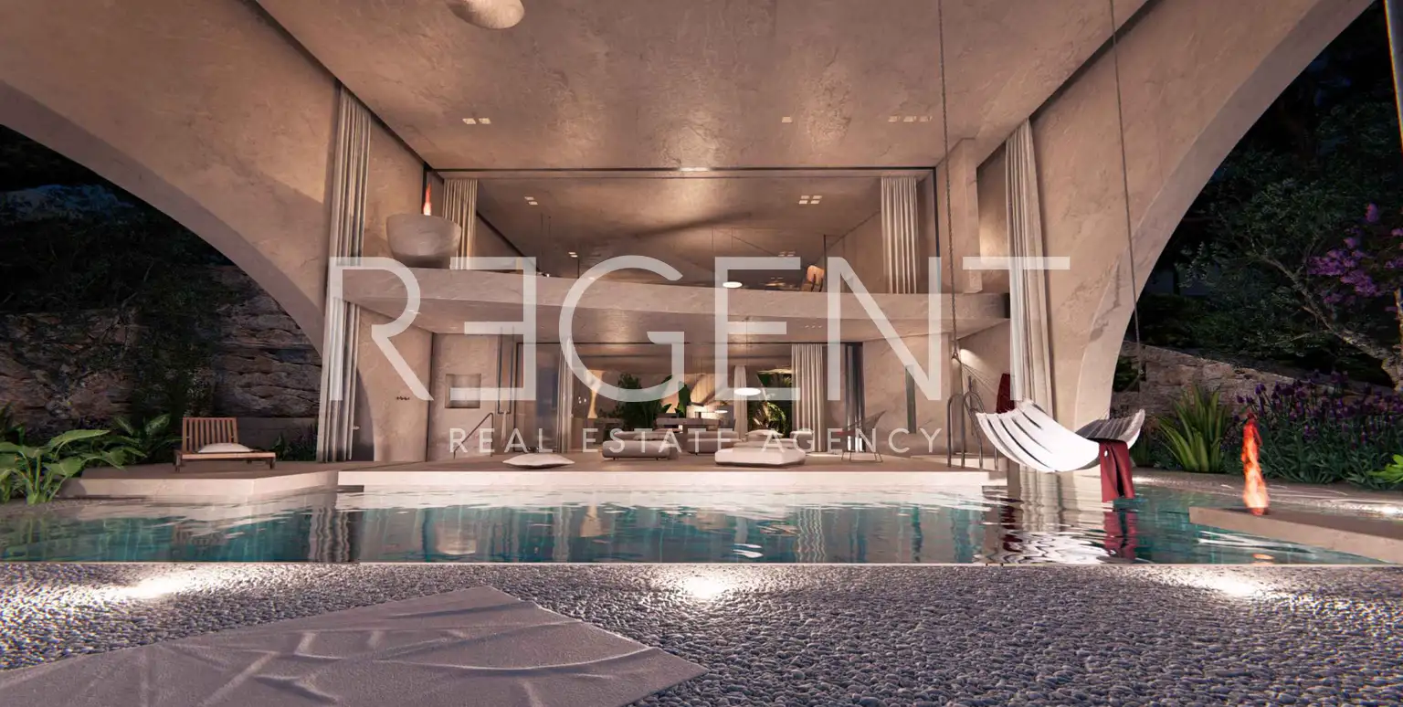 Brač, Postira - Građevinsko zemljište sa projektom vile