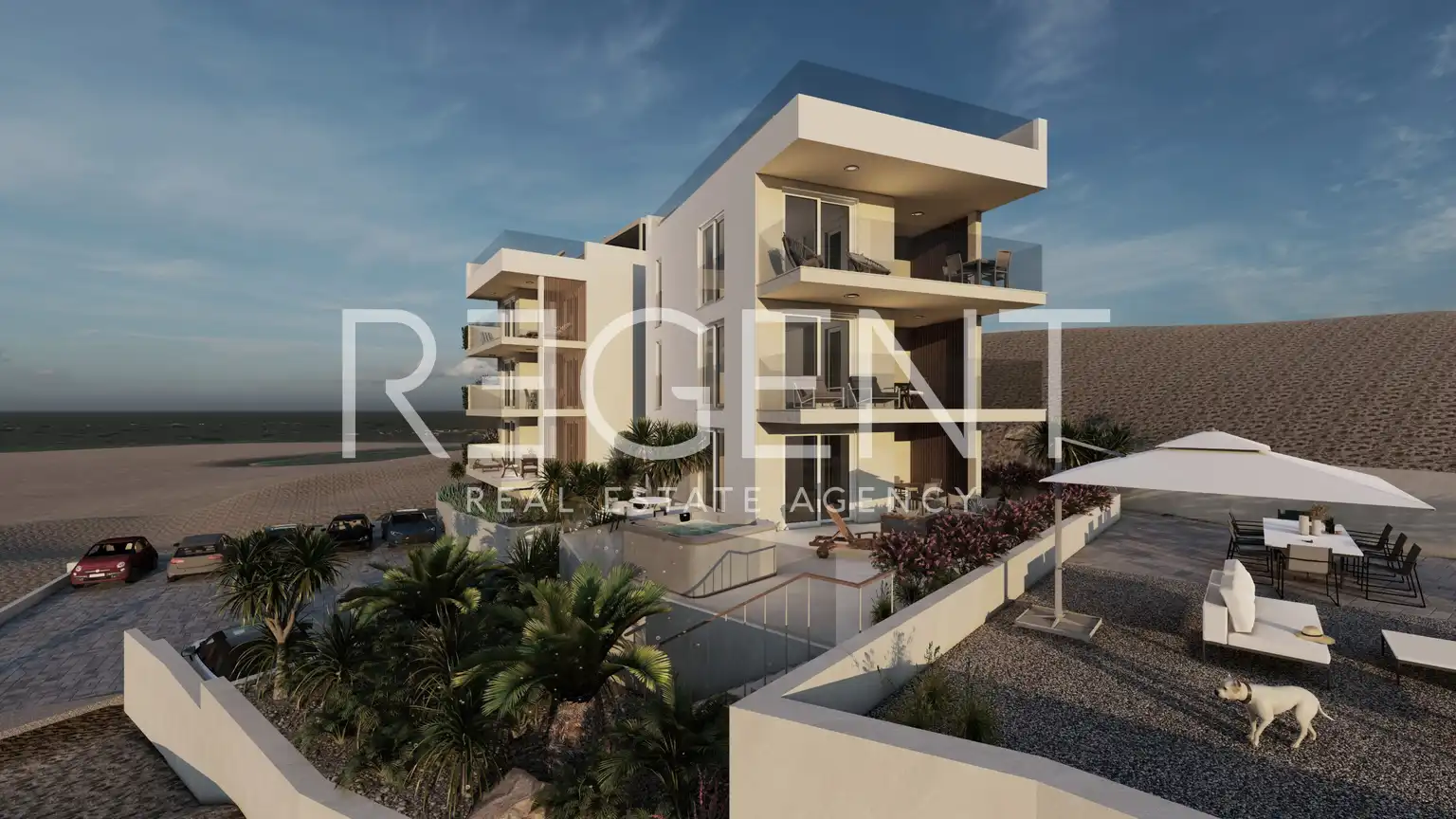 Trogir, Okrug Gornji - Trosoban penthouse sa natkrivenom terasom