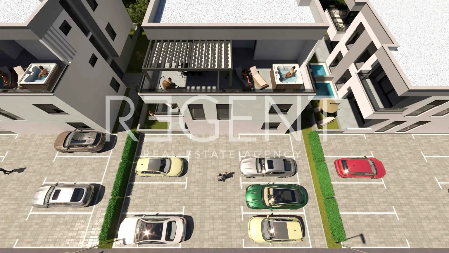 Zara, Kožino - moderno appartamento con terrazza e 2 posti auto 104,61 m2
