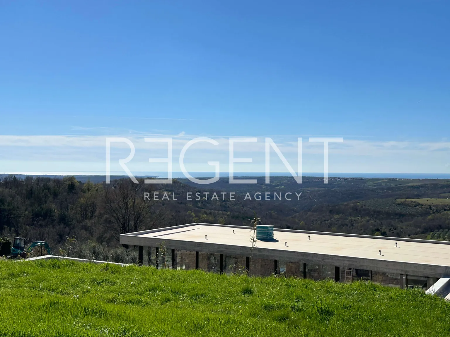 Istrie, Krasica - Stavební pozemek se stavebním povolením 1004 m2