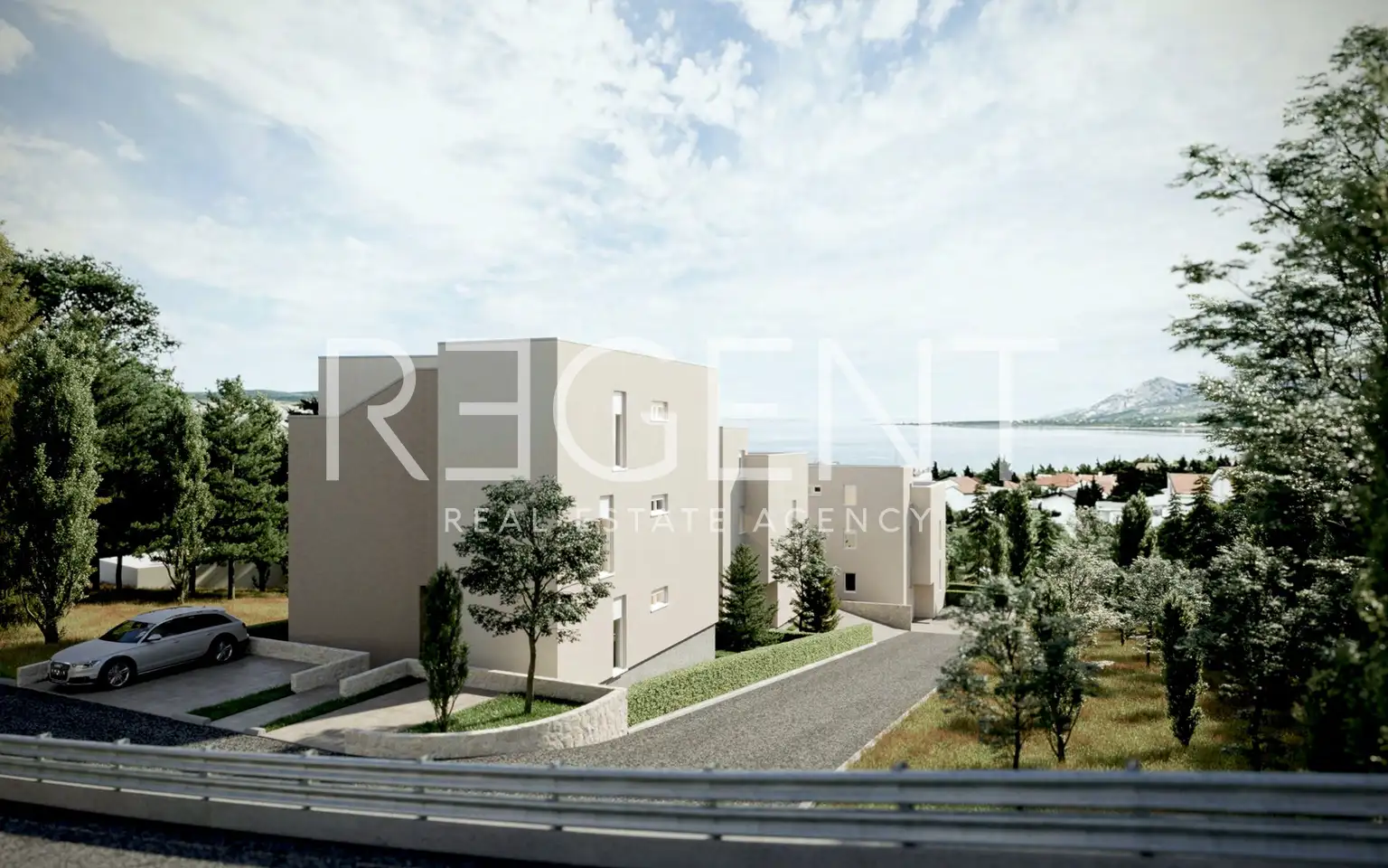 Zadar, Rovanjska - Novogradnja s pogledom na more i planine