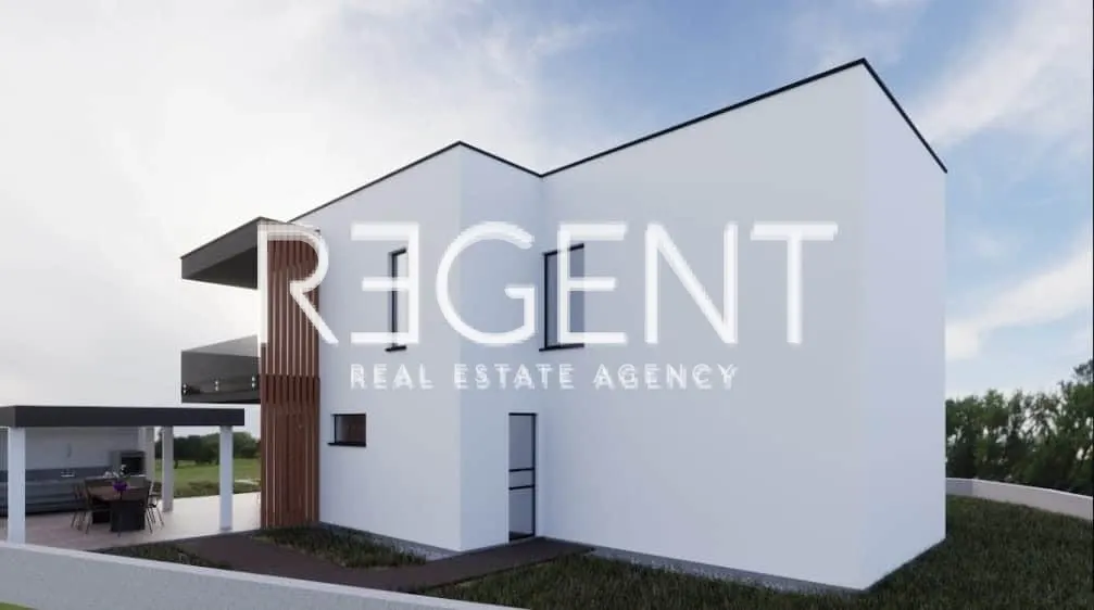 Šolta, Maslinica - Terreno con progetto e permesso di costruire una villa di lusso di 650 m2