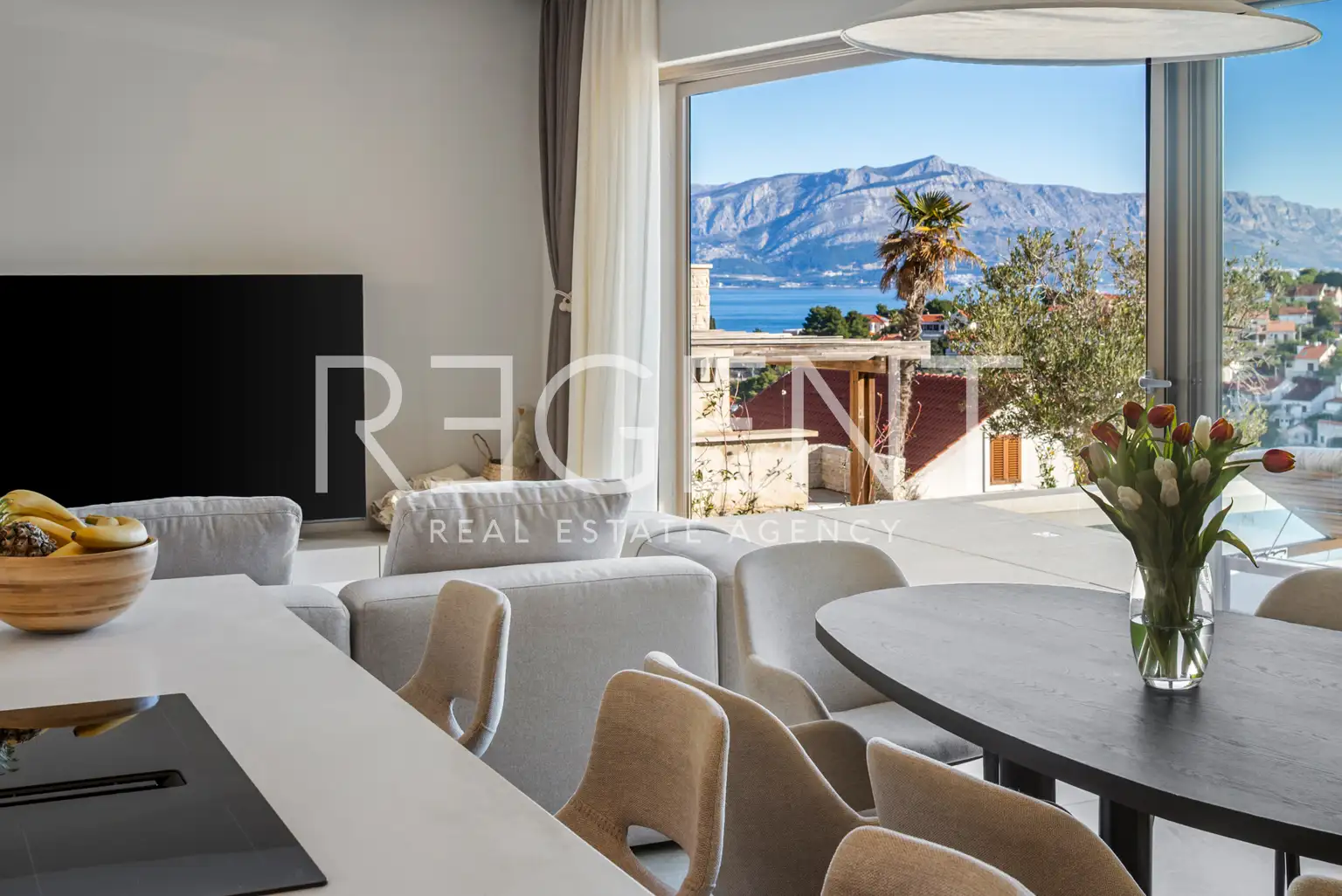 Brač, Splitska - Maison avec vue sur la mer