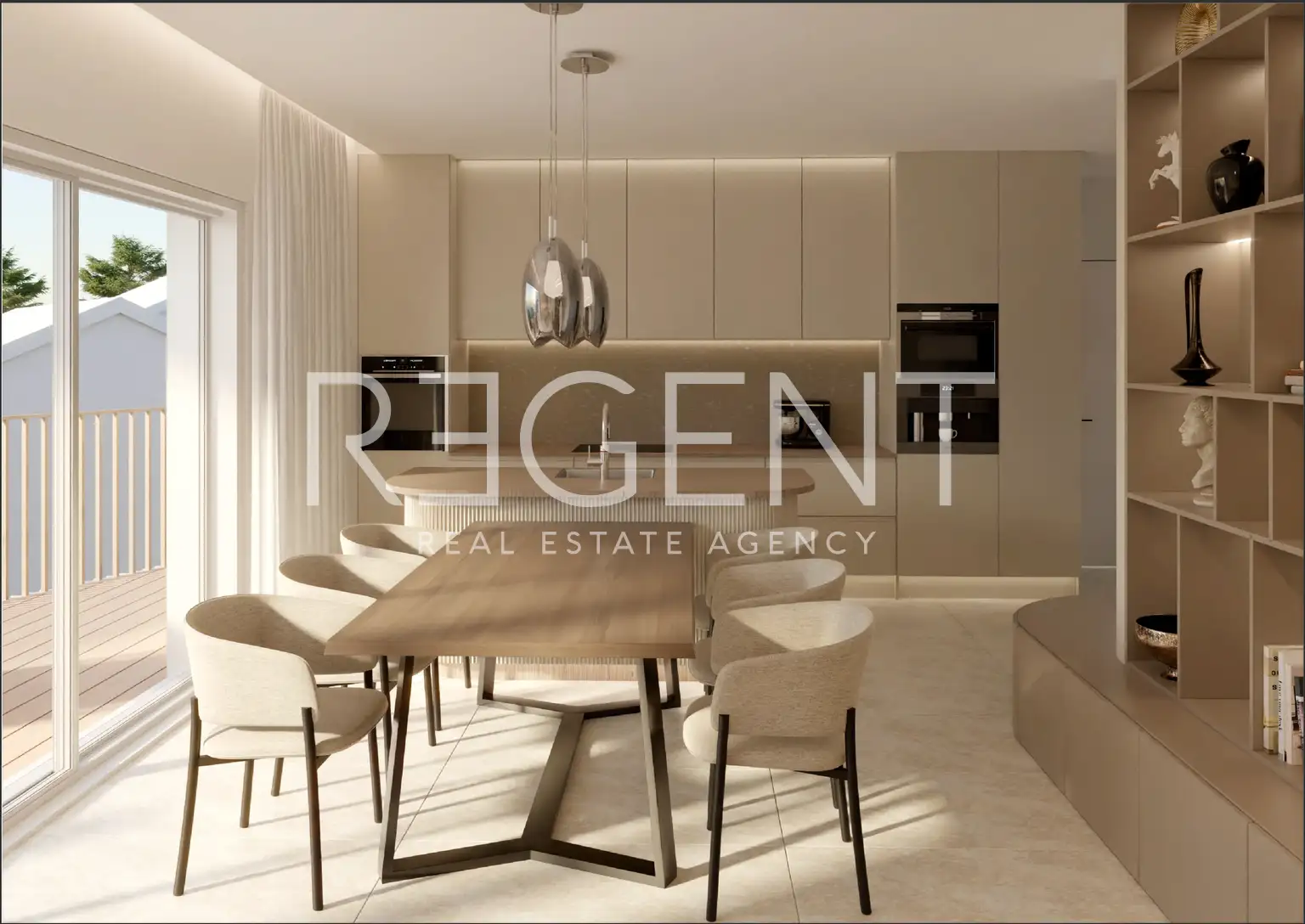 Rogoznica - Moderne Zwei-Zimmer-Wohnung mit Meerblick