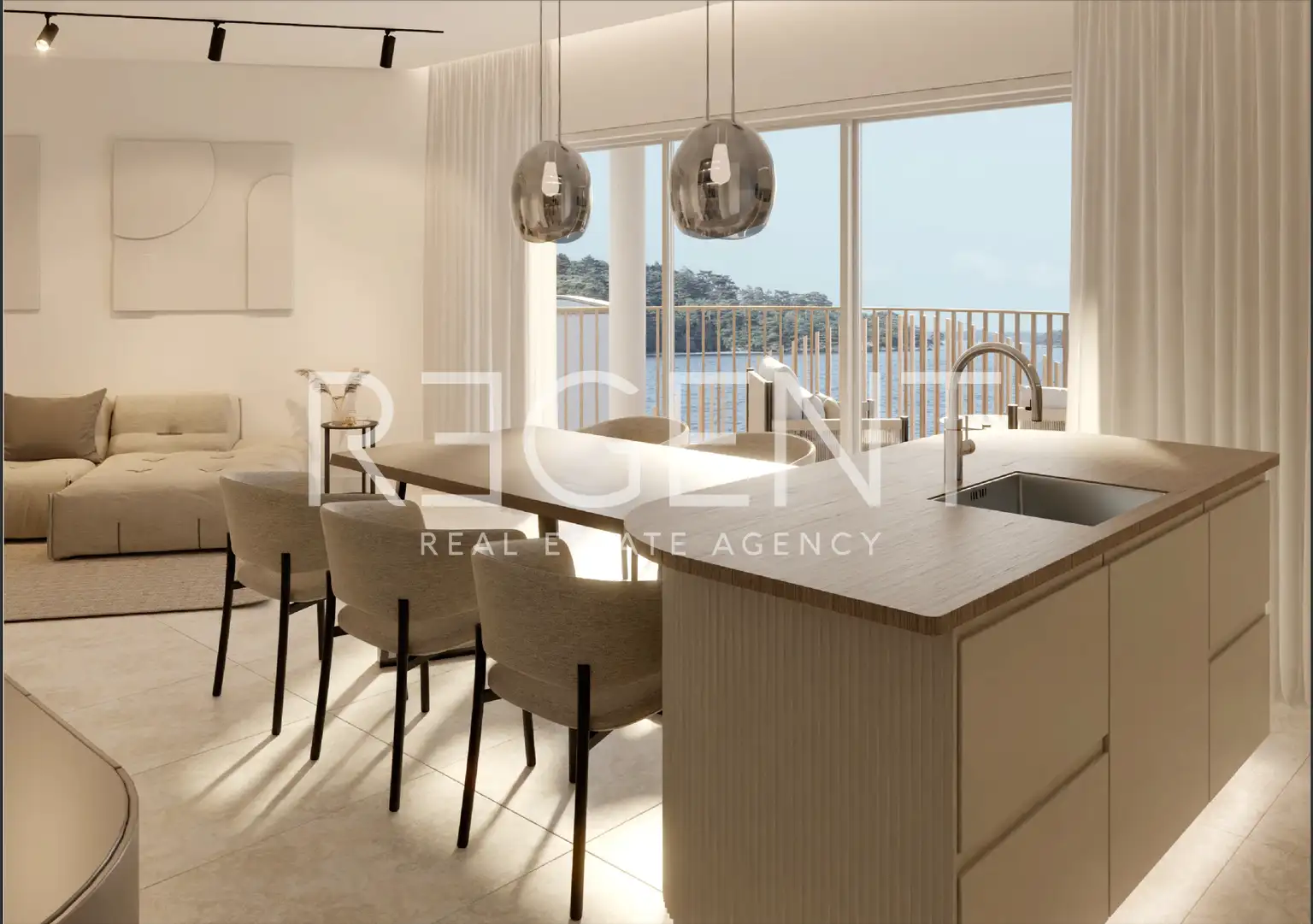 Rogoznica – četverosoban stan s prostranom terasom