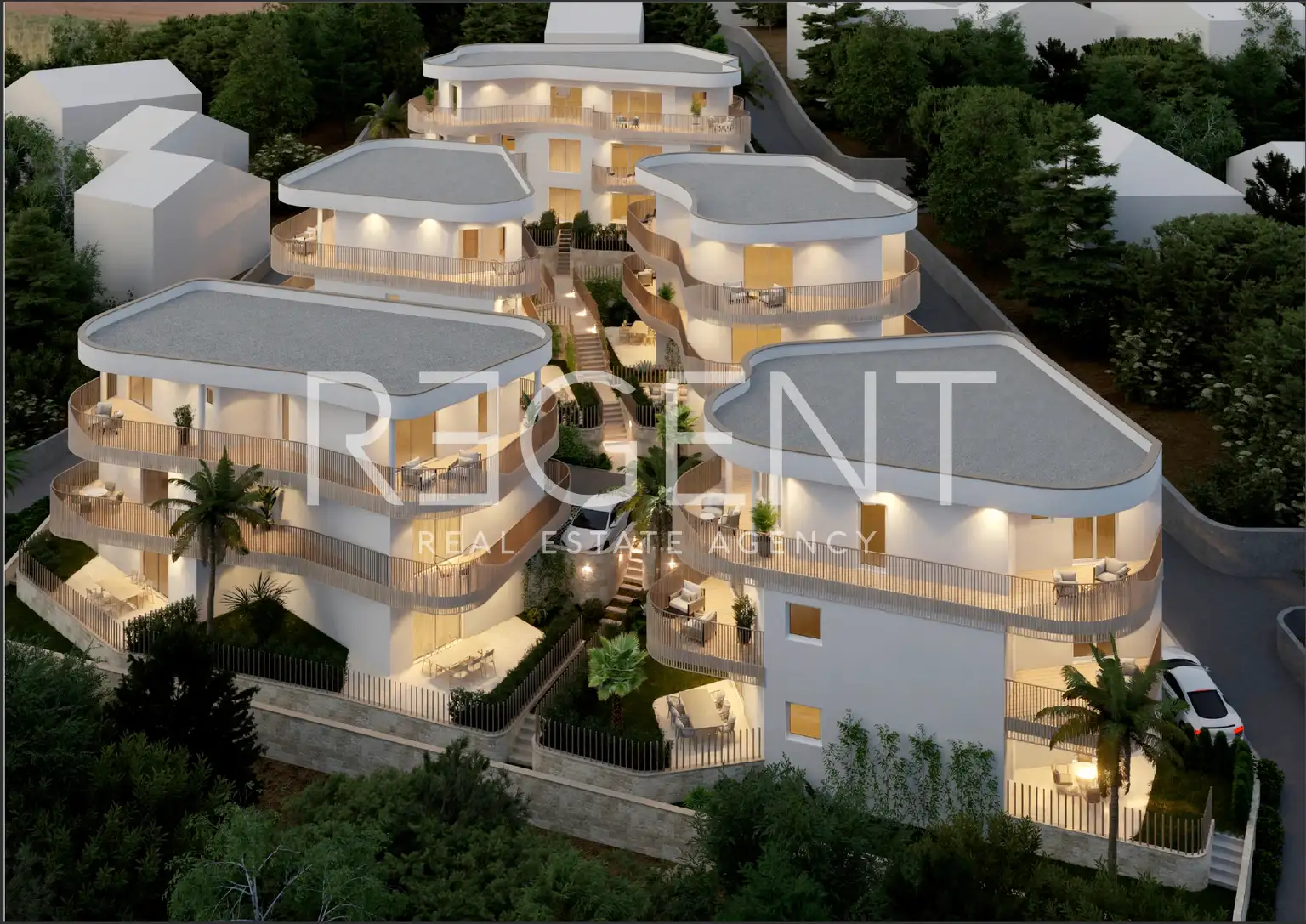 Rogoznica - Moderne Dreizimmerwohnung mit Meerblick