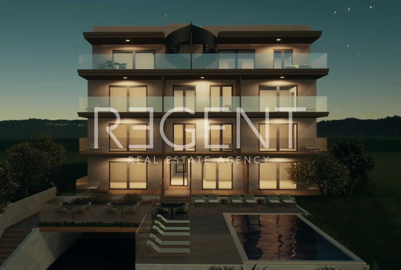 Primošten - Moderní studio apartmán ve skvělé lokalitě 33 m2