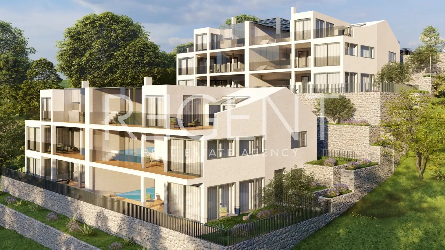 Trogir, Marina – stan 123 m², 2 spavaće sobe, bazen, 150 m od mora