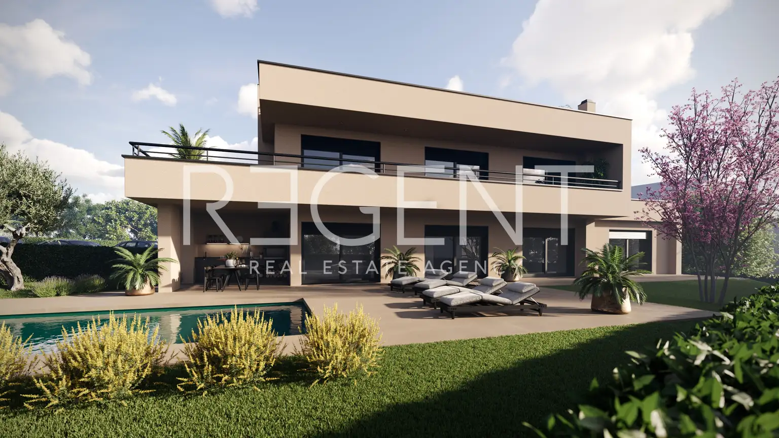 Poreč – villa moderne avec vue sur la mer