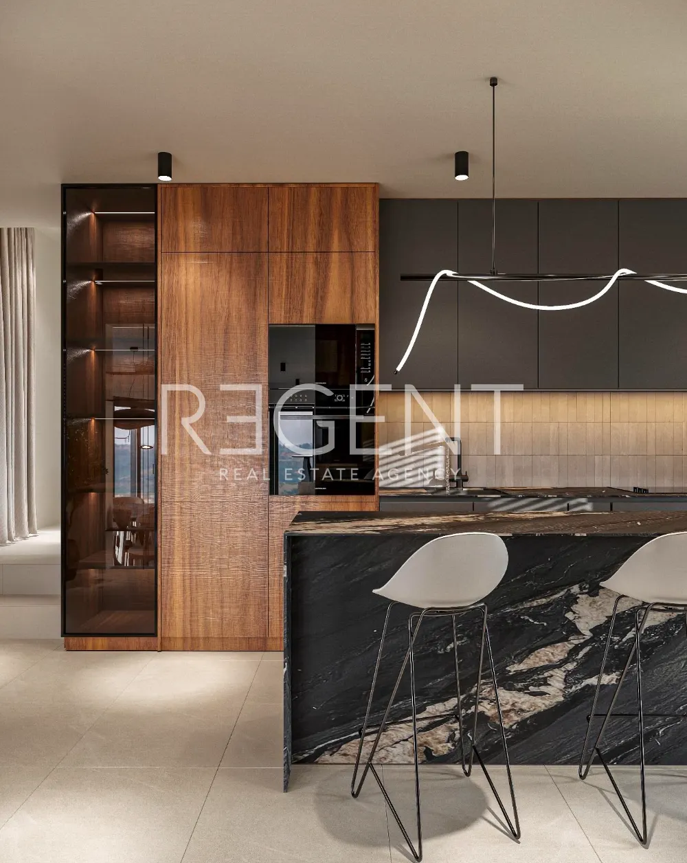 Záhřeb, Šestine – Luxusní penthouse 163 m² s velkou terasou, novostavba