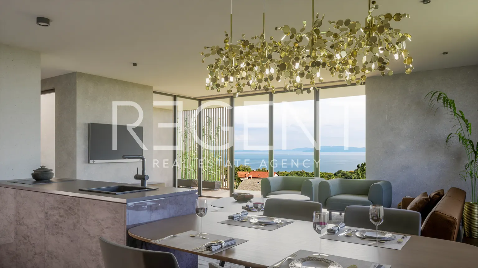 Opatija, Kastav - Dvojpodlažný byt v luxusnom komplexe 168 m2
