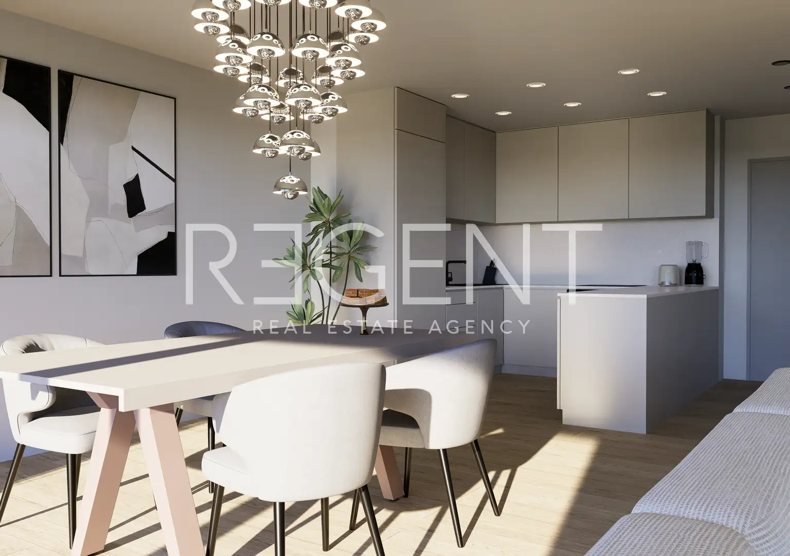 Umag – modern two-bedroom apartment with a large loggia and balcony