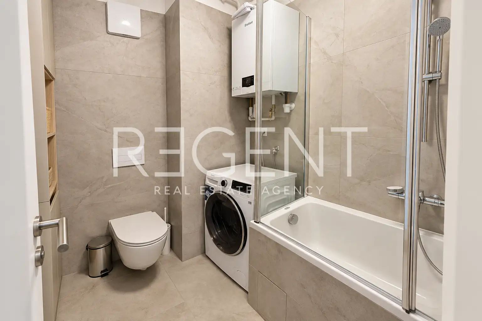 Appartamento 65 m², Črnomerec — 2 camere da letto, loggia, garage