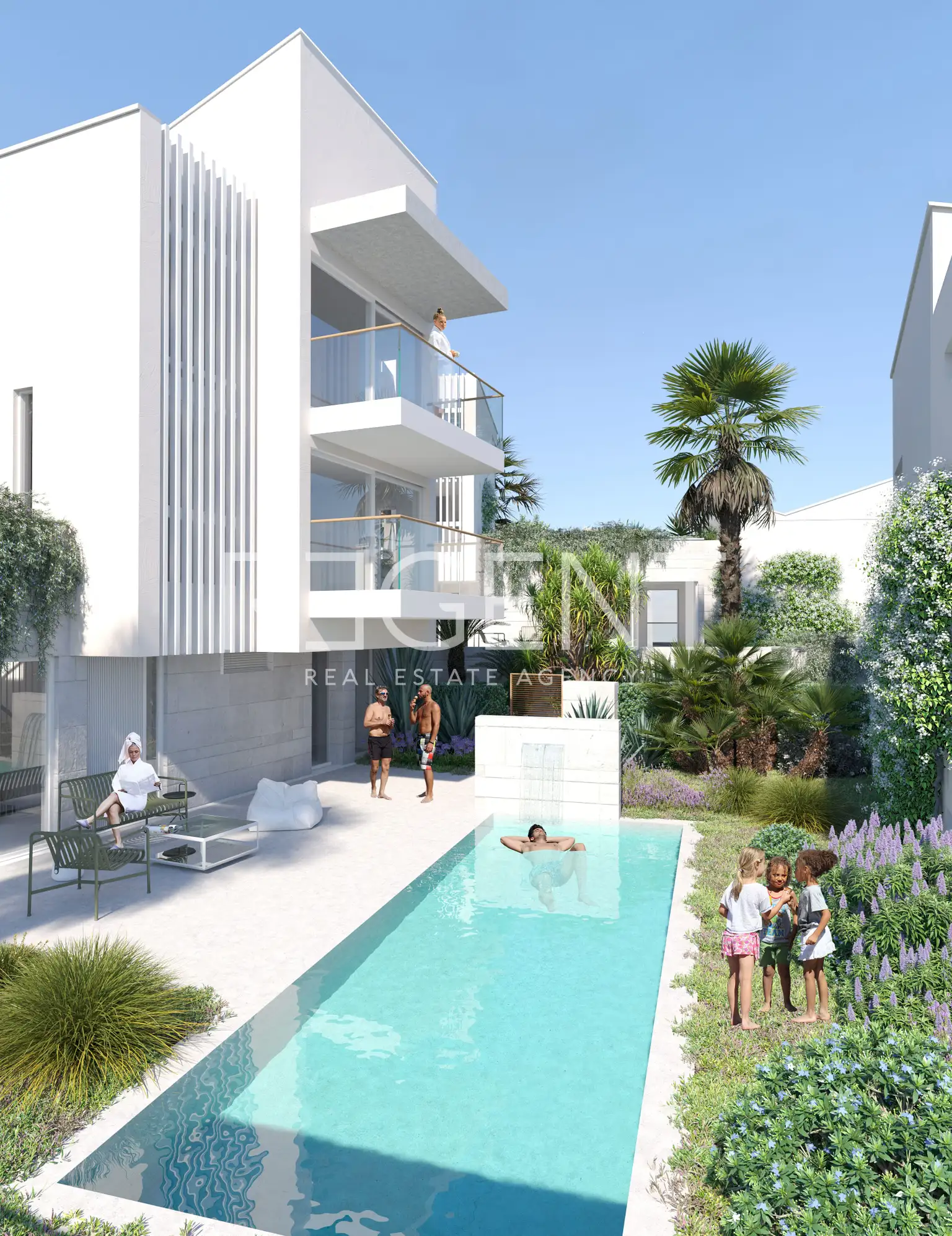 Seget, Seget Donji - Luksuzna villa s bazenom prvi red uz more