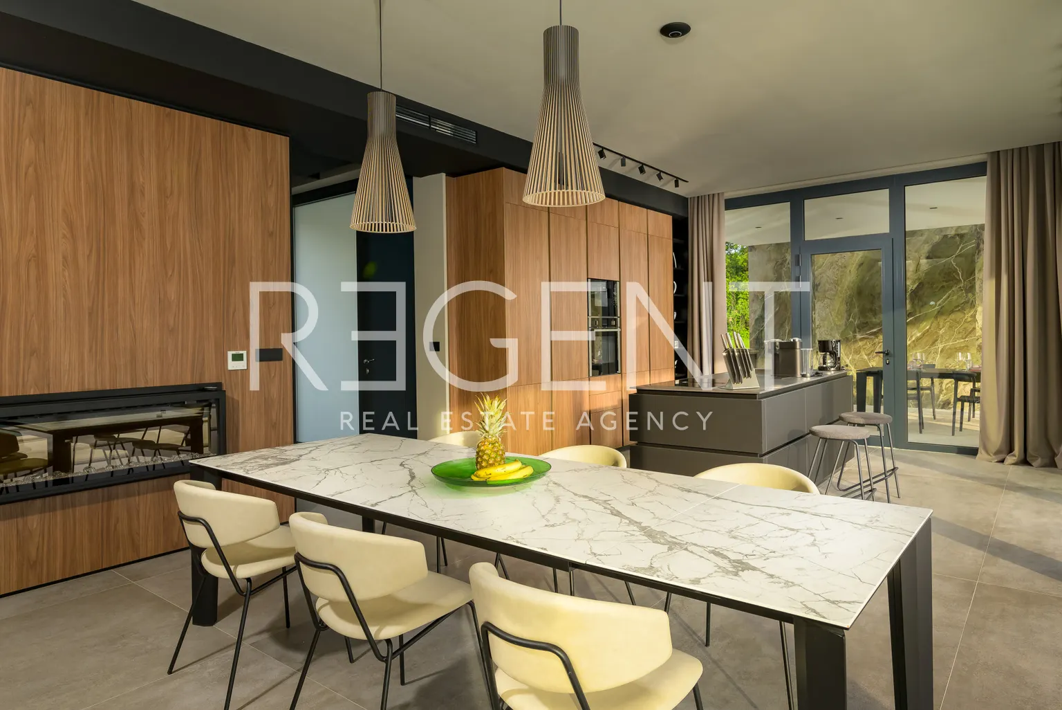 Istrie, Oprtalj - Luxusní designová vila 682 m2 novostavba