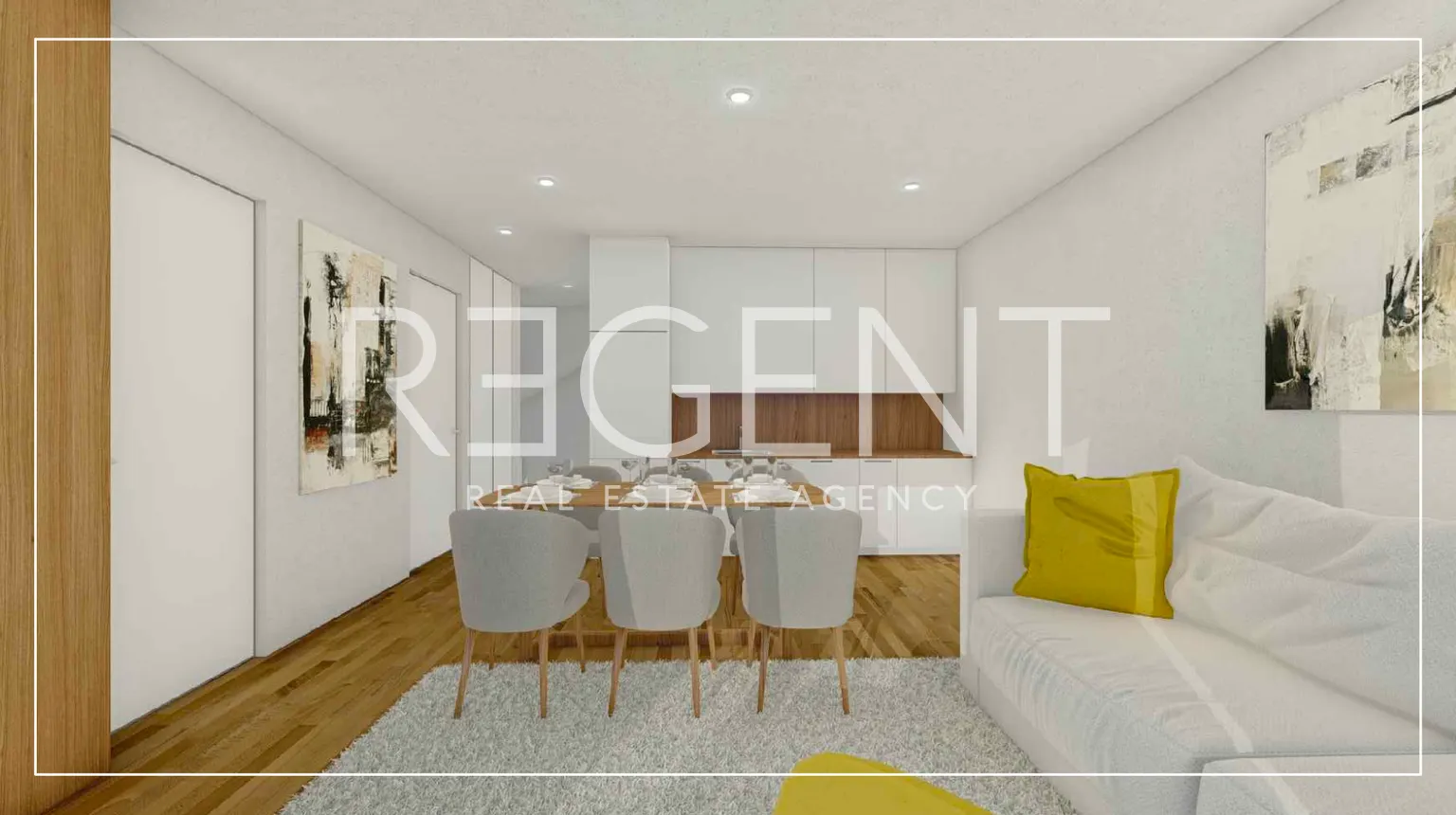 Záhreb, Trešnjevka - moderný trojizbový byt 72 m2 novostavba