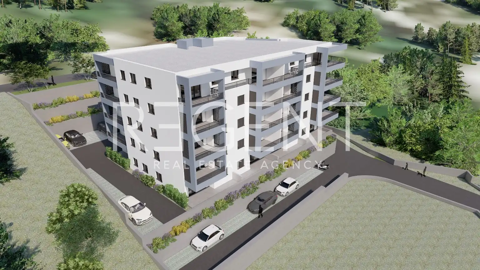 Makarska, Centar - Dvosoban stan 68 m2 - NOVOGRADNJA