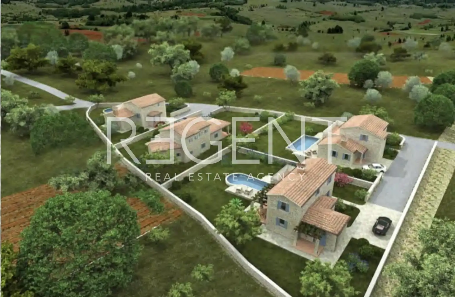 Istrie, Karojba - Projekt Vila v řadě