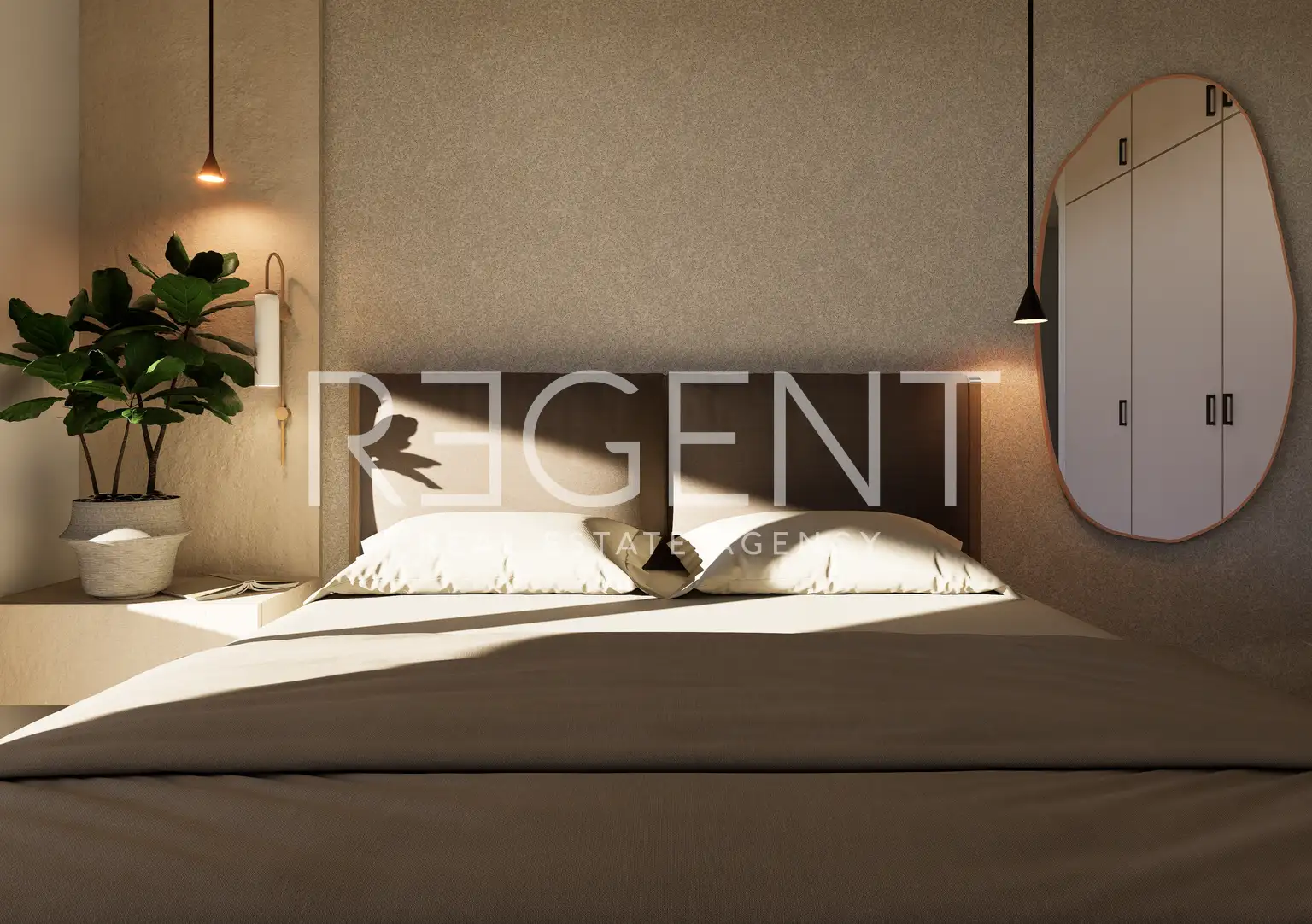 Umag – appartement de deux pièces dans un immeuble neuf avec terrasse couverte et jardin