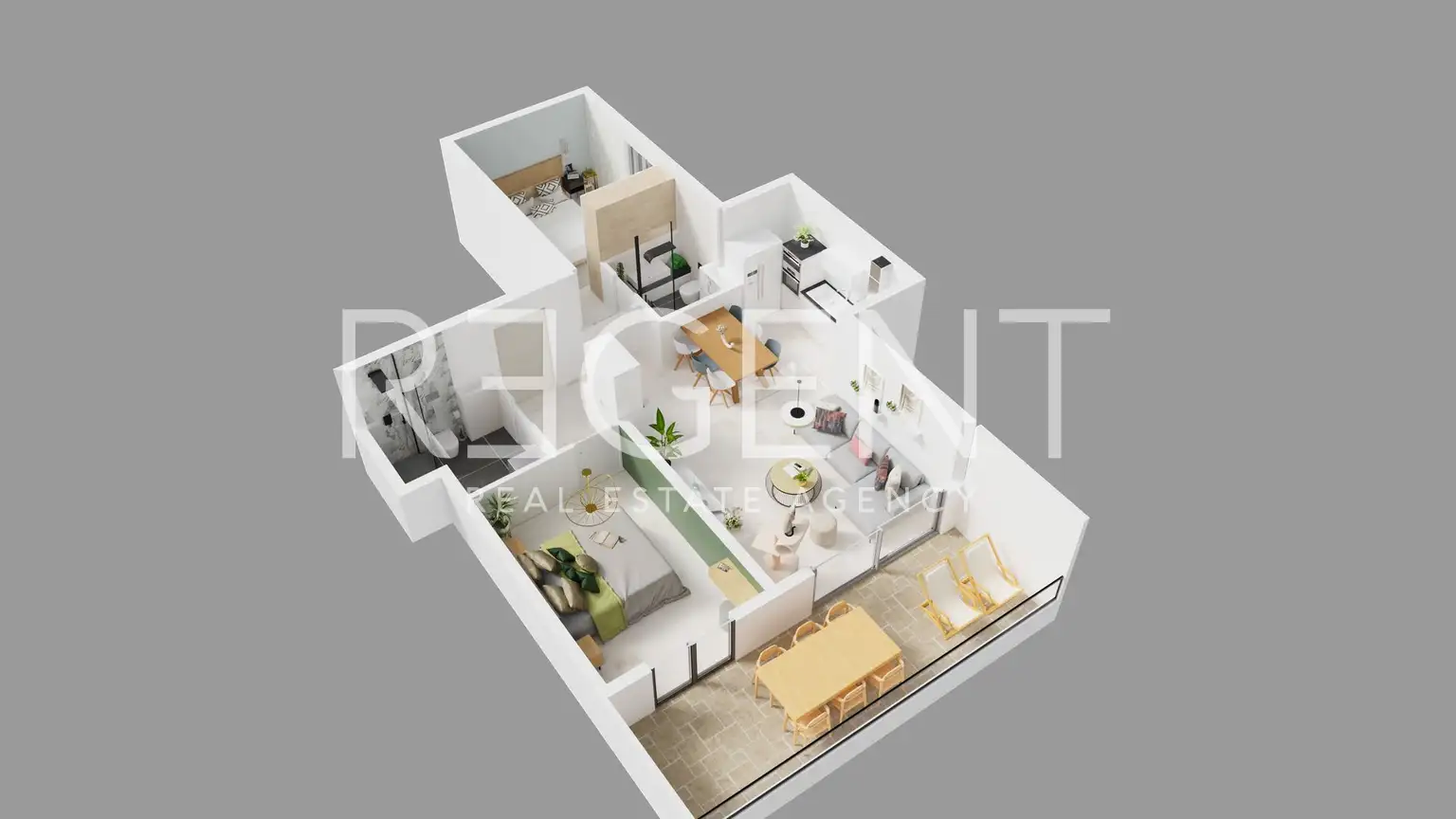 Makarska, Blato - Penthouse u novogradnji blizu mora