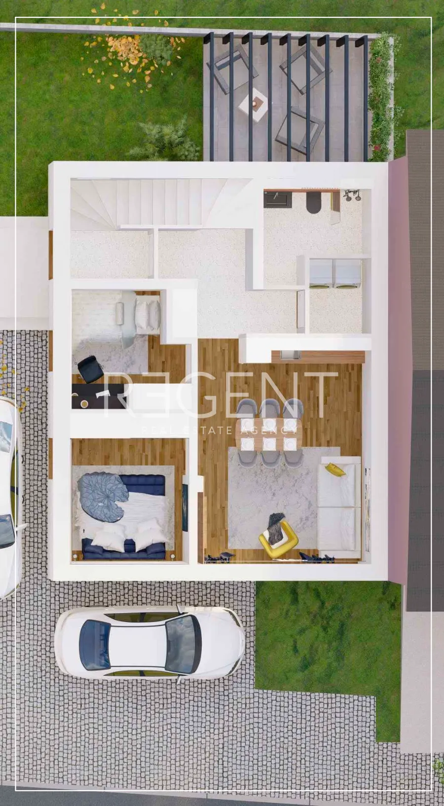 Záhreb, Trešnjevka - moderný trojizbový byt 72 m2 novostavba