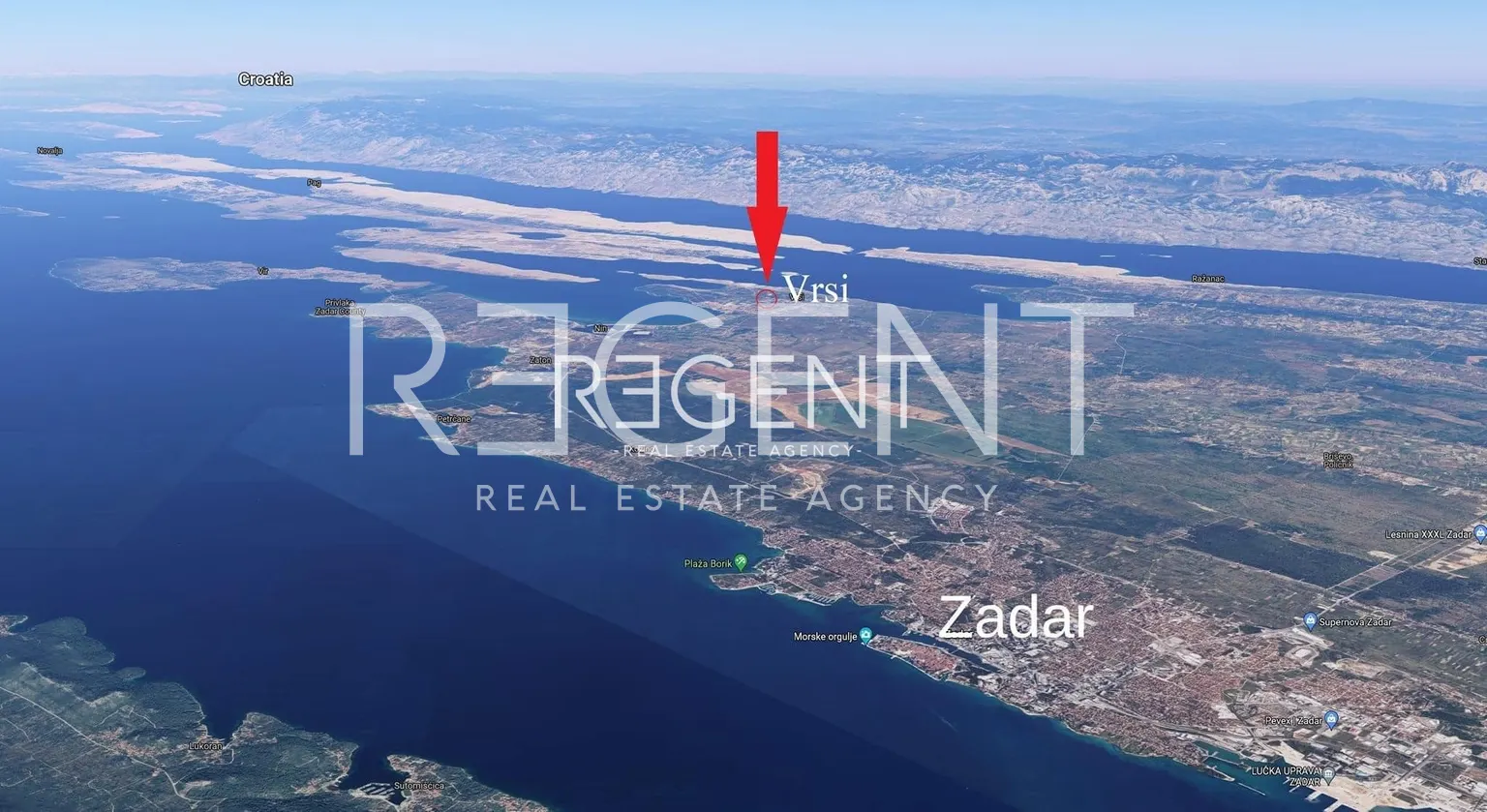 Zadar, Vrsi - dom z basenem, nowa konstrukcja