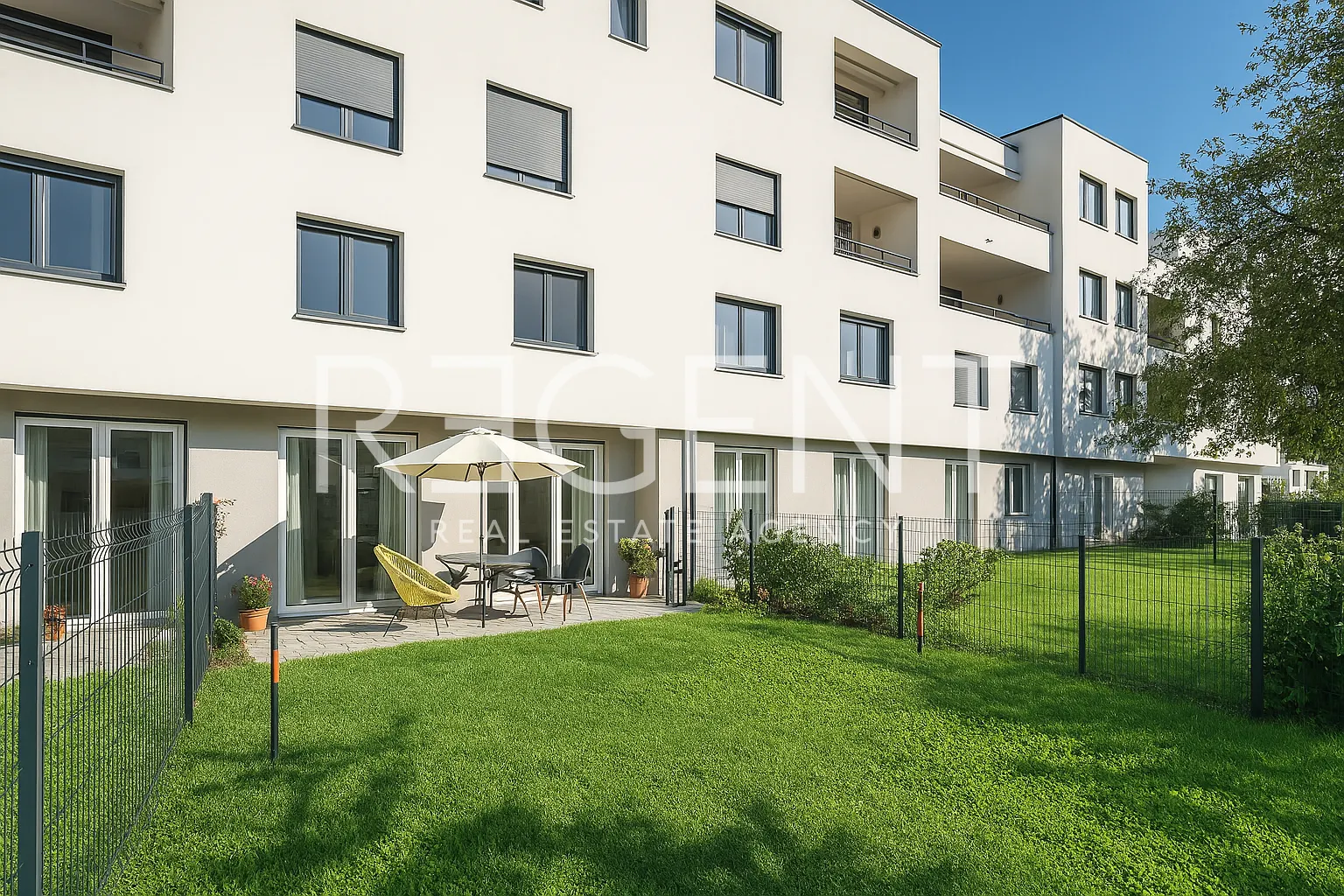 Záhreb, Siget - poschodový štvorizbový byt s VPM a záhradou 114 m2 novostavba