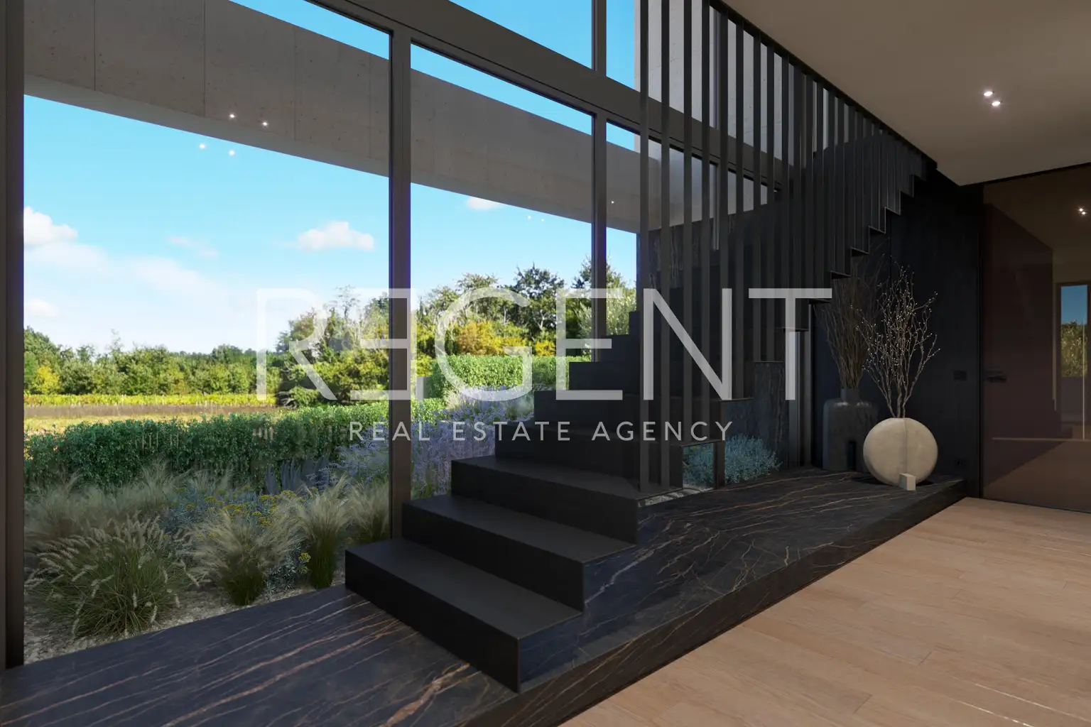 Истра, Каштелир - Вилла 450 м², винный погреб, велнес, гараж