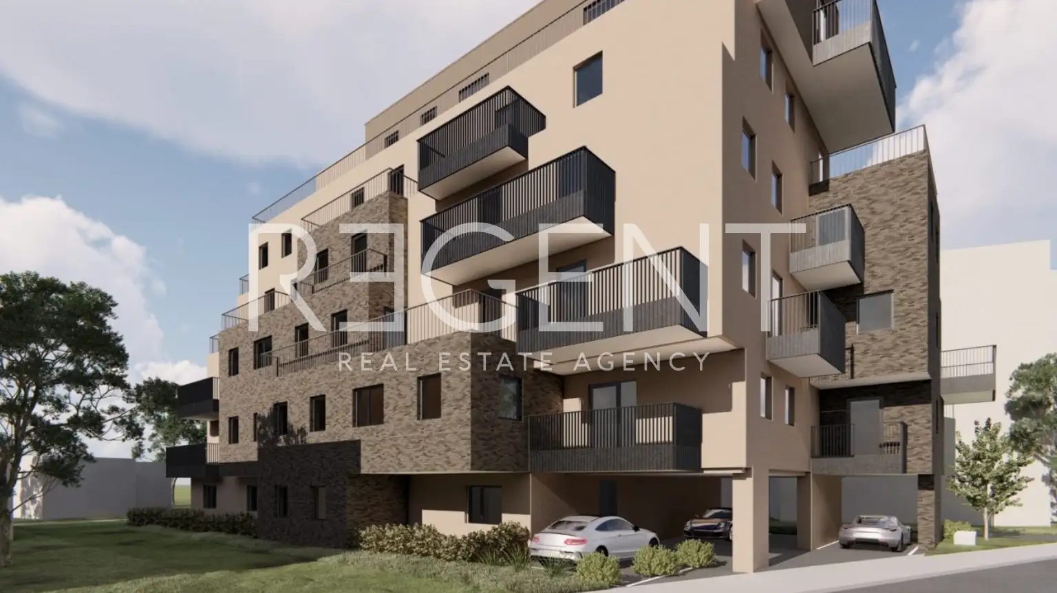 Záhreb, Stenjevec - štvorizbový byt s dvoma balkónmi