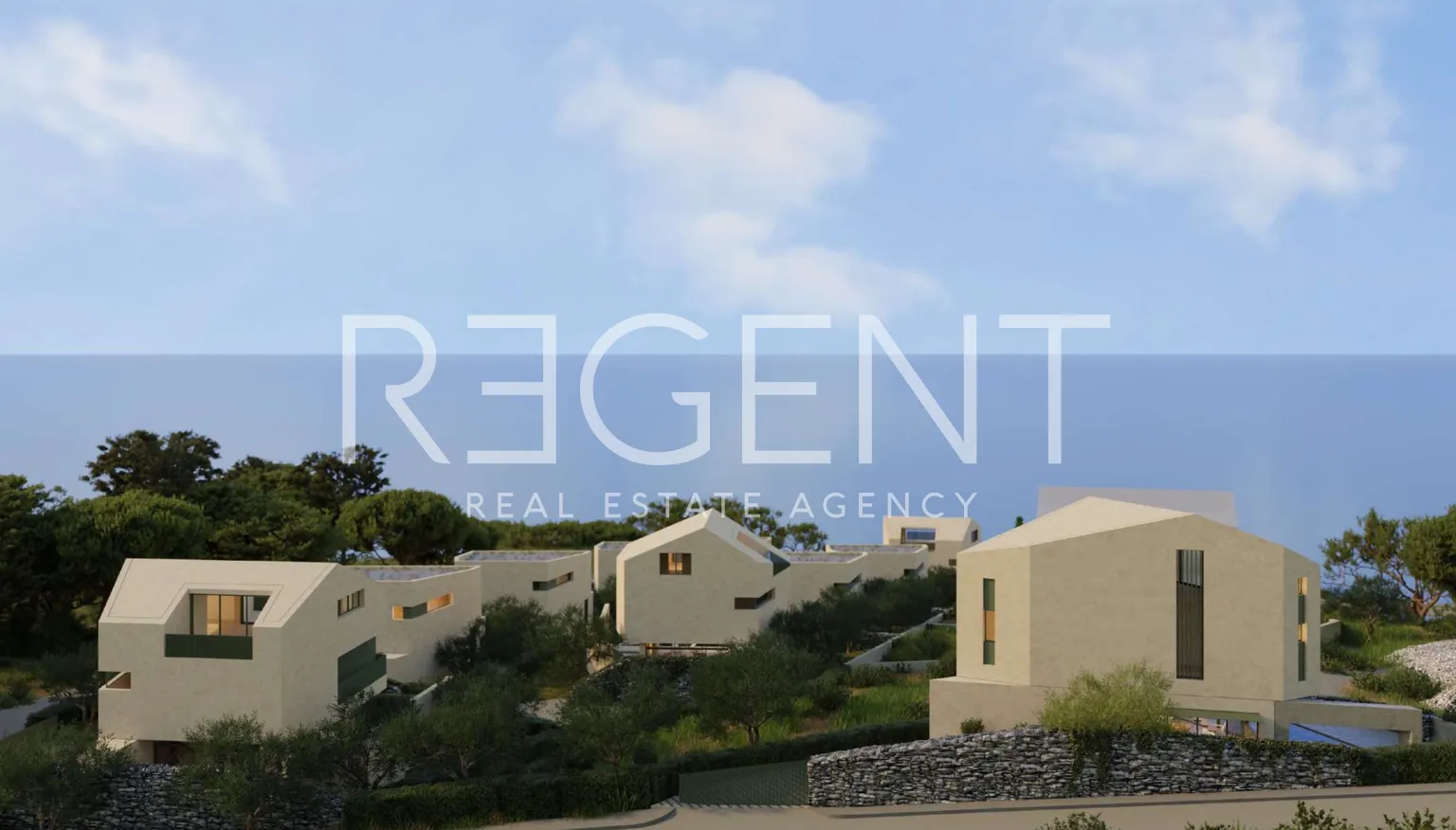 Brač, Sutivan - Trosobna dvoetažna vila sa bazenom i pogledom na more 109 m2