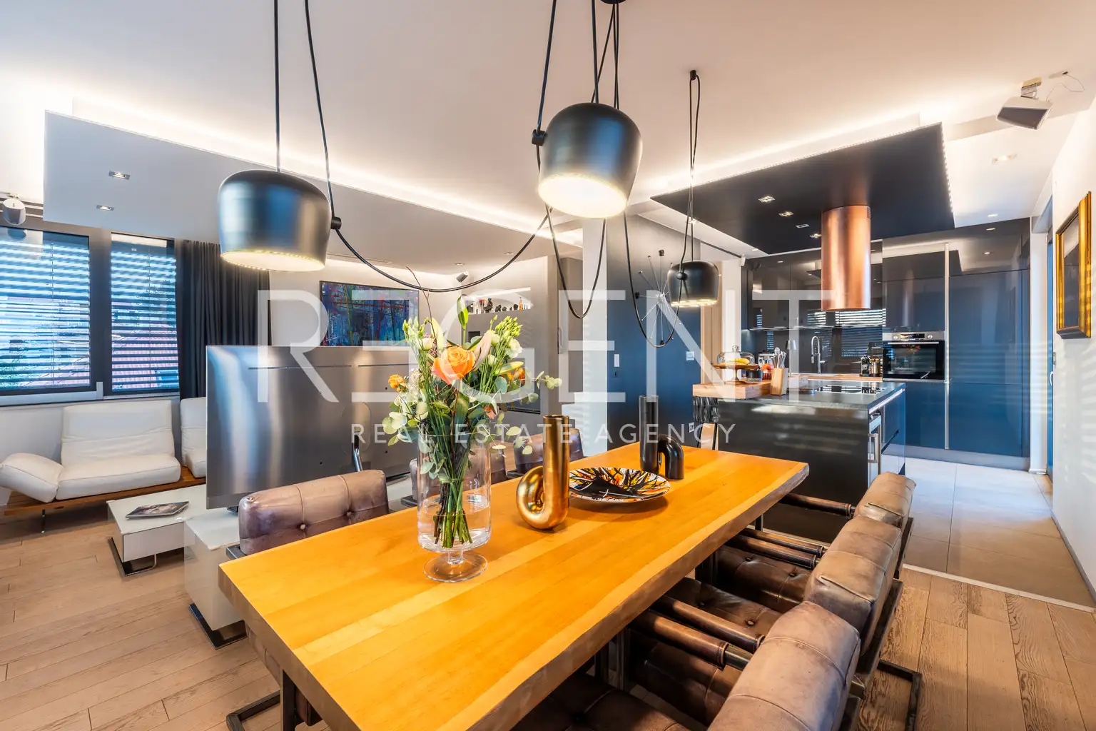 Zagreb, Unterstadt - Luxus-Penthouse mit Panoramadachterrasse