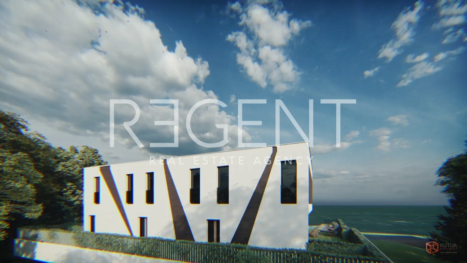Pag, Mandre - Modern two-story apartment with pool, new building