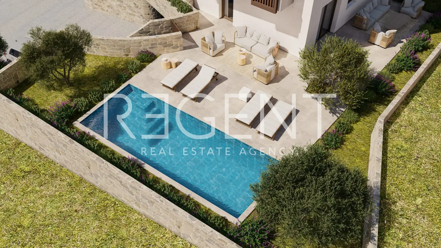 Bezirk, Okrug Novi - Dreizimmerwohnung in einem modernen Neubau