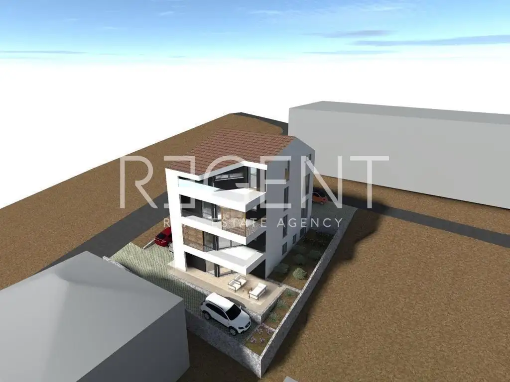 Trogir, Čiovo - Trosoban stan u modernoj novogradnji