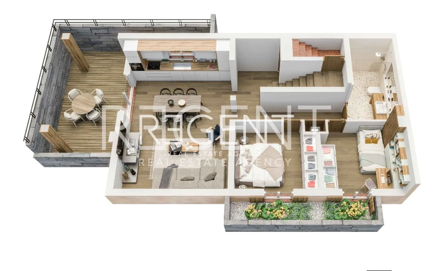 Istra, Umag - Moderan trosoban stan u kompleksu dvije stambene zgrade 88,97 m2 – Novogradnja