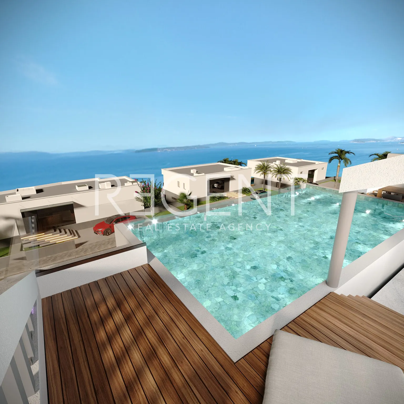 Split, Podstrana - Exkluzívna vila v luxusnom komplexe K1 579 m2