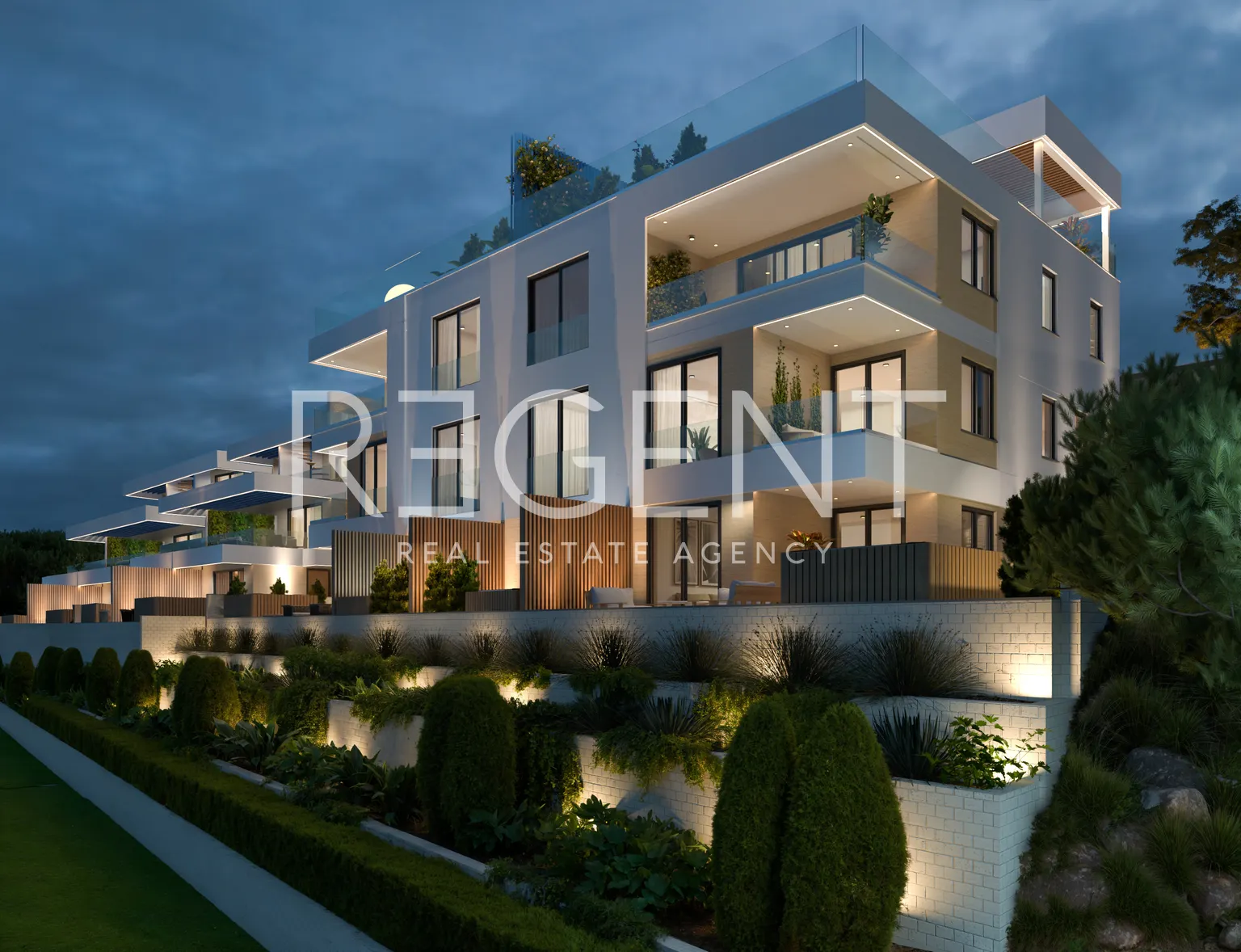 Trogir, Čiovo - Penthouse u luksuznom apartmanskom naselju u blizini mora 82 m2