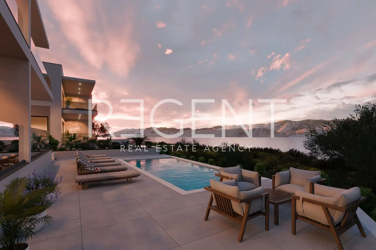 Pag - Razkošen trisobni penthouse, novogradnja