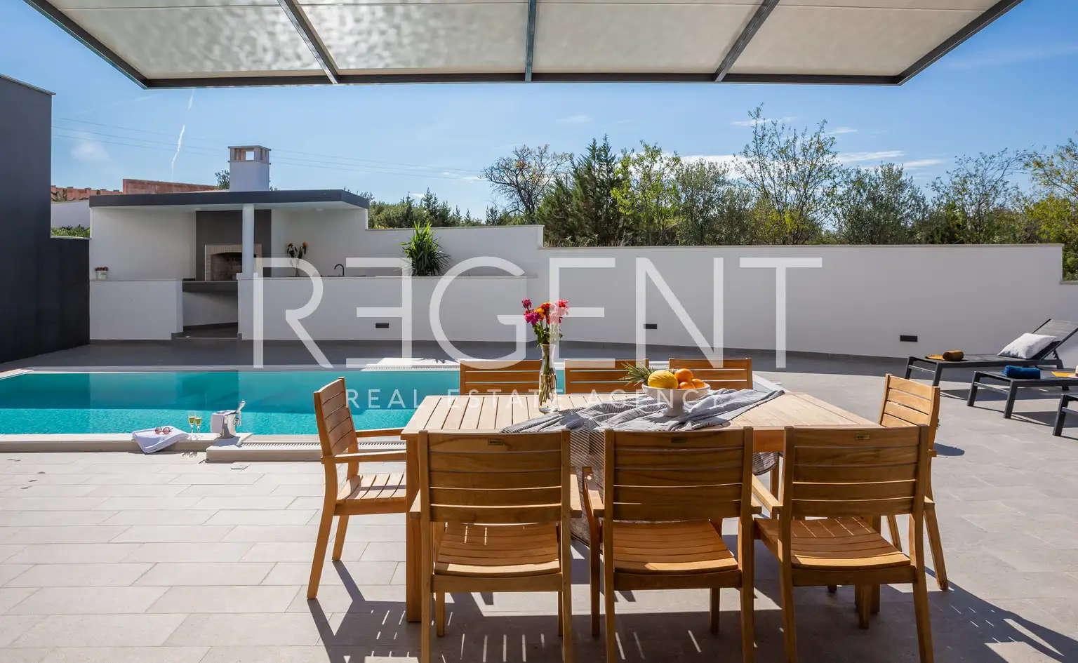 Brač, Milna — Vila, 4 spavaće sobe, grijani bazen, pogled na more