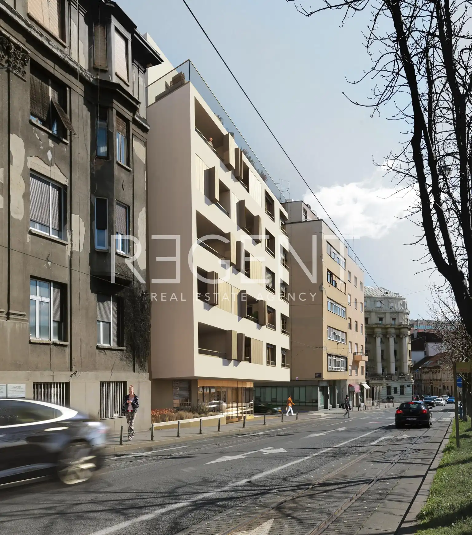 Zagreb, Novakova, Langov Trg - Poslovni prostor u urbanoj stambenoj novogradnji 104 m2
