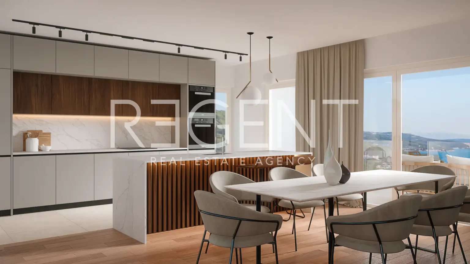 Trogir, Marina - Three-bedroom apartment with a pool in a modern new building