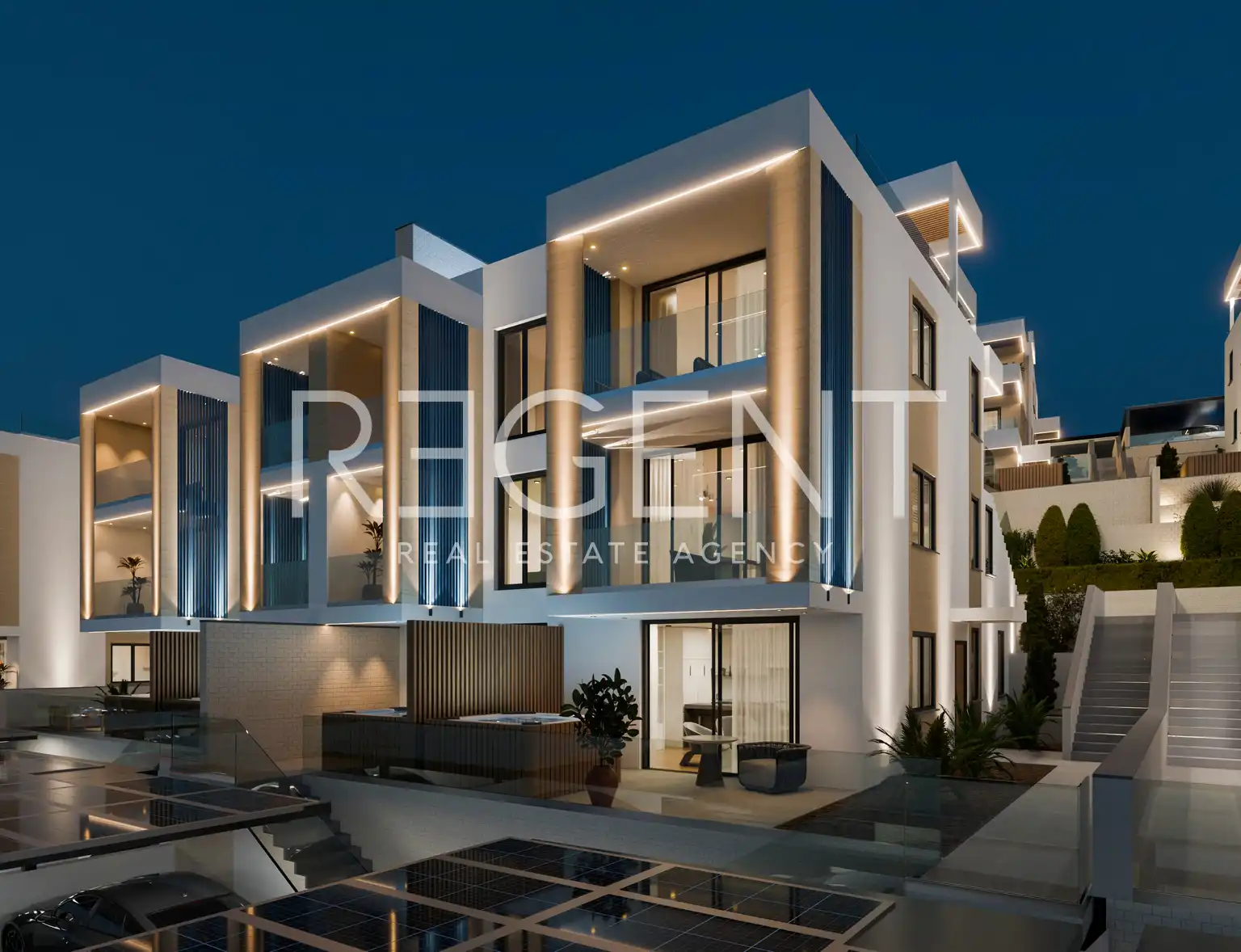 Trogir, Čiovo - Luxusní apartmánový komplex s výhledem na moře