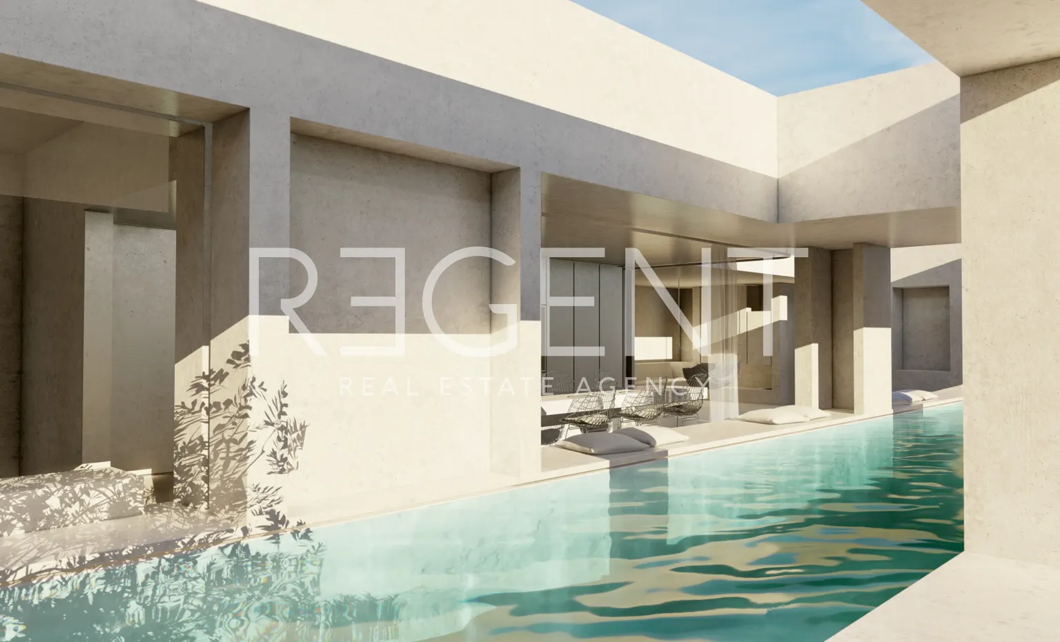 Split, Podstrana, pozemek 1400 m2 s projektem luxusní vily s výhledem na moře
