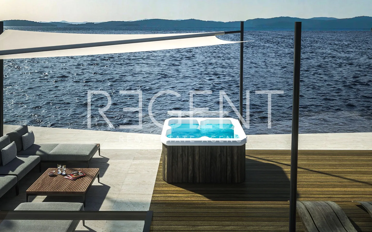 Sukošan – Luxusní moderní vila s bazénem 441 m2