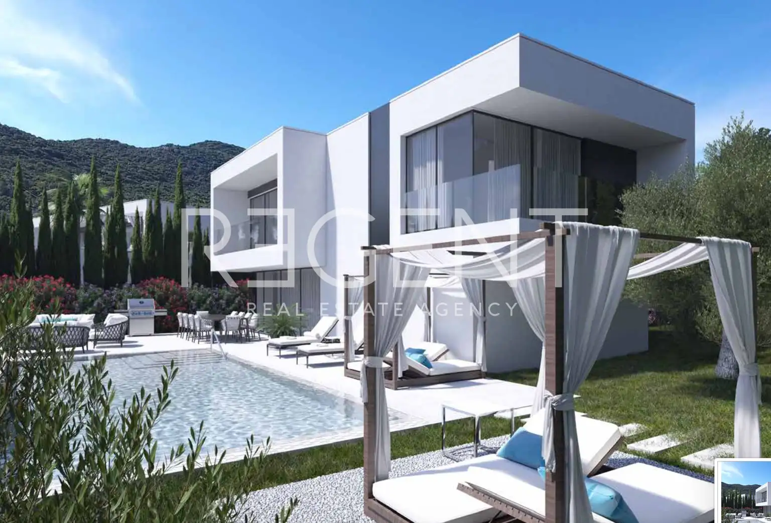 Pelješac, Brijesta - Stavebný pozemok s výhľadom na more 4250 m2