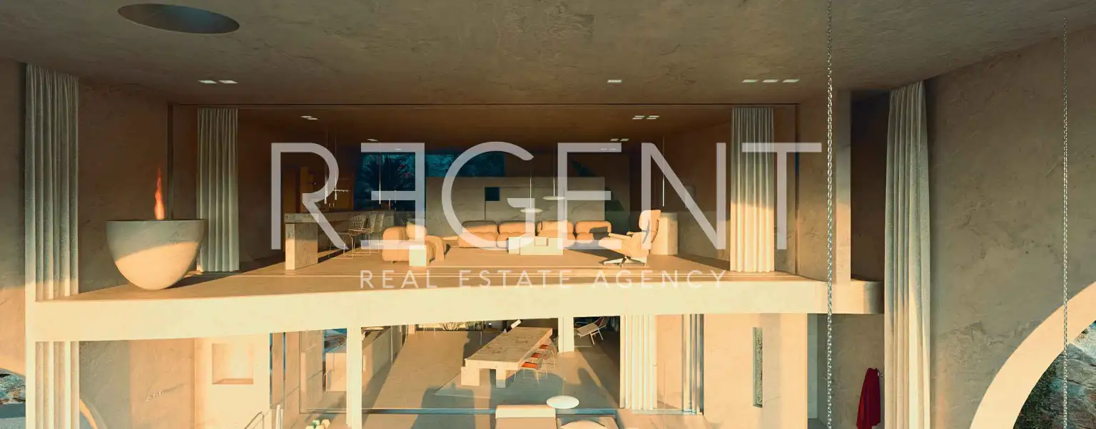 Brač, Postira - Građevinsko zemljište sa projektom vile