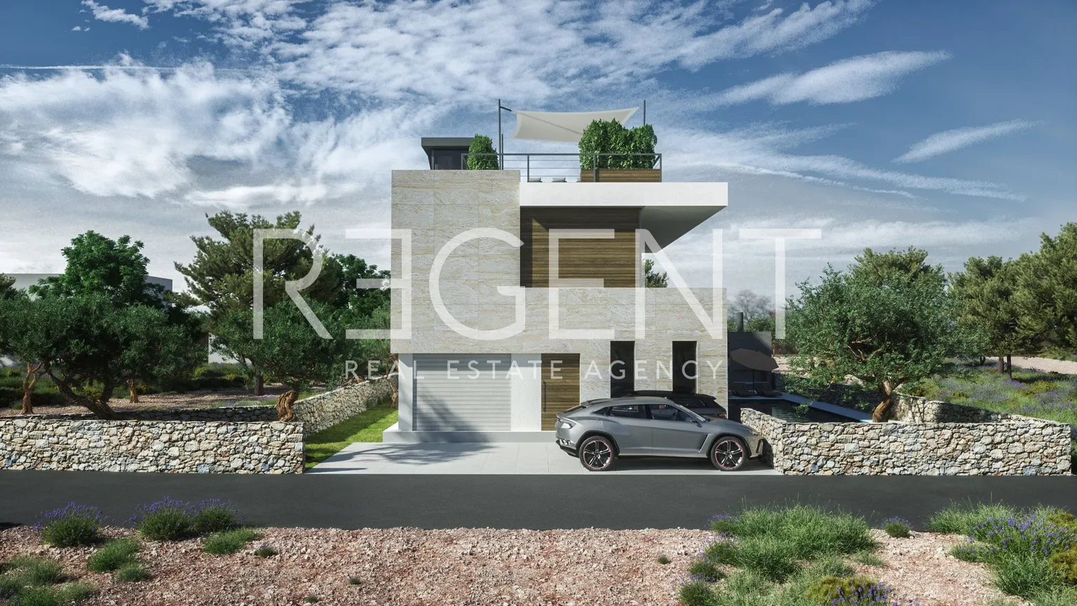Sukošan – Luksuzna moderna vila s bazenom 411 m2